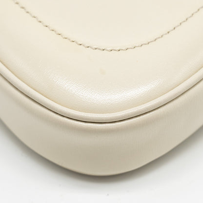 Gucci Jackie 1961 Mini Shoulder Bag Calfskin WHITE