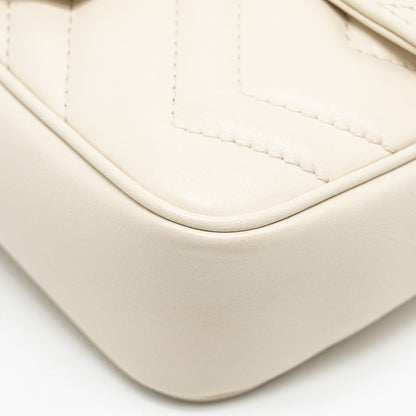 Gucci GG Marmont Super Mini Calfskin White