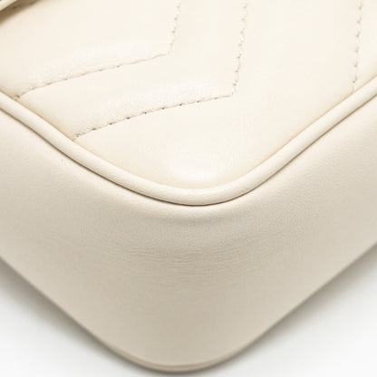 Gucci GG Marmont Super Mini Calfskin White