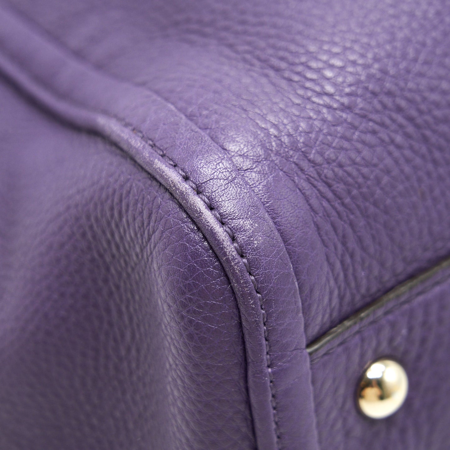 GUCCI PURPLE SHOULDER TOTE BAG