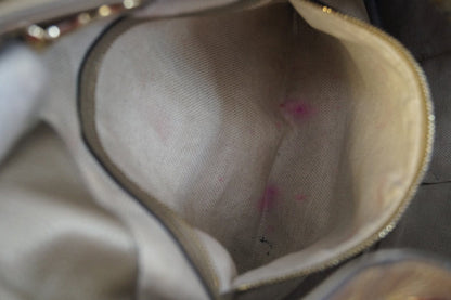 GUCCI Gold Pebbled Leather Soho Chain Tote Bag