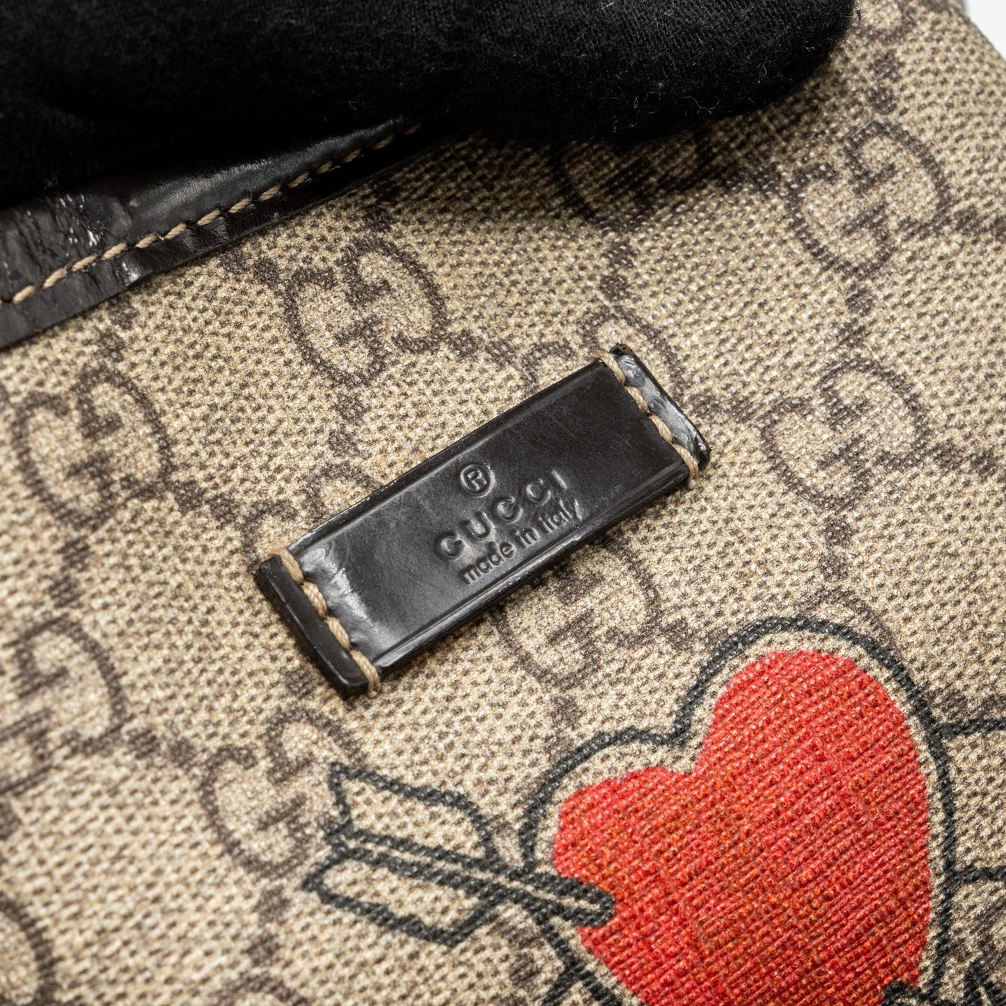 Gucci top handle tote bag gg supreme canvas