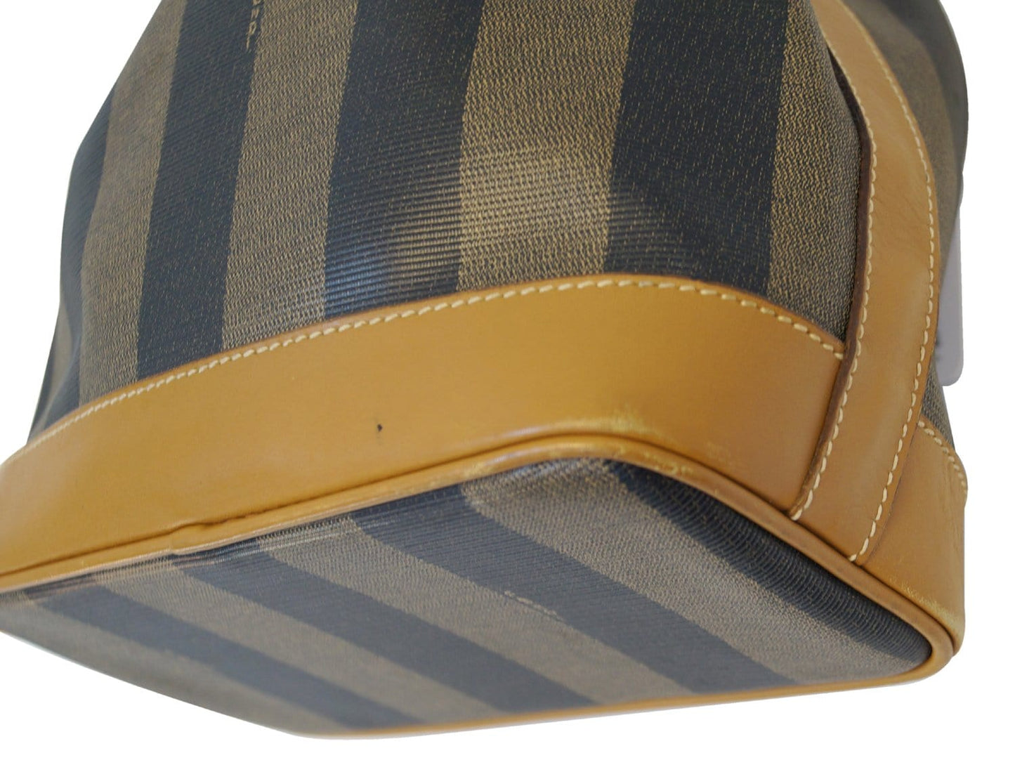 FENDI PVC Leather Brown Shoulder Bag