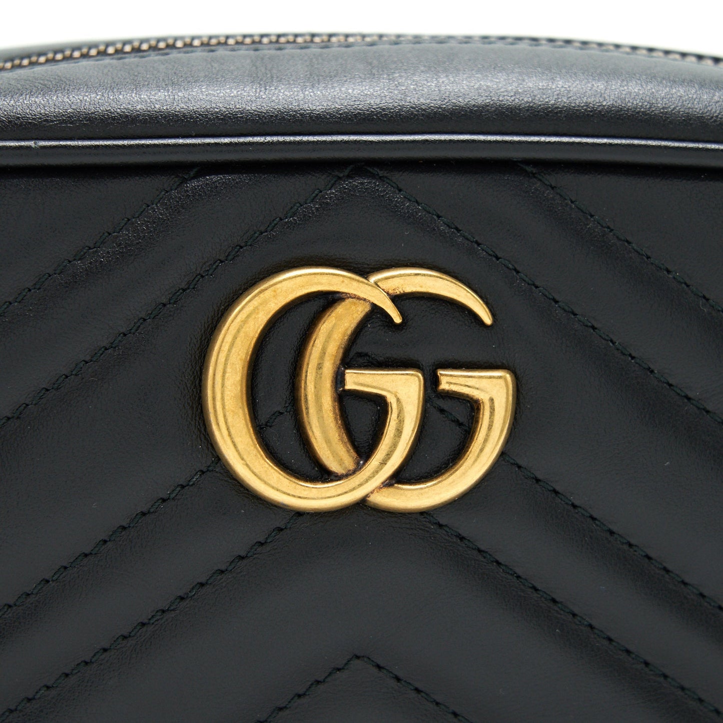 GUCCI MARMONT CAMERA BAG BLACK