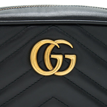 GUCCI MARMONT CAMERA BAG BLACK