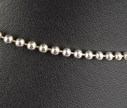 Gucci Sterling Silver Children's Gucci Plate Choker