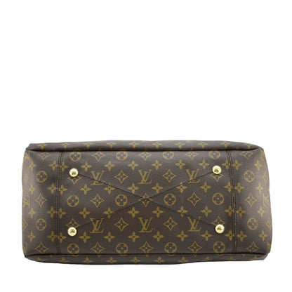 LOUIS VUITTON Artsy MM NM Monogram Canvas Shoulder Bag Brown