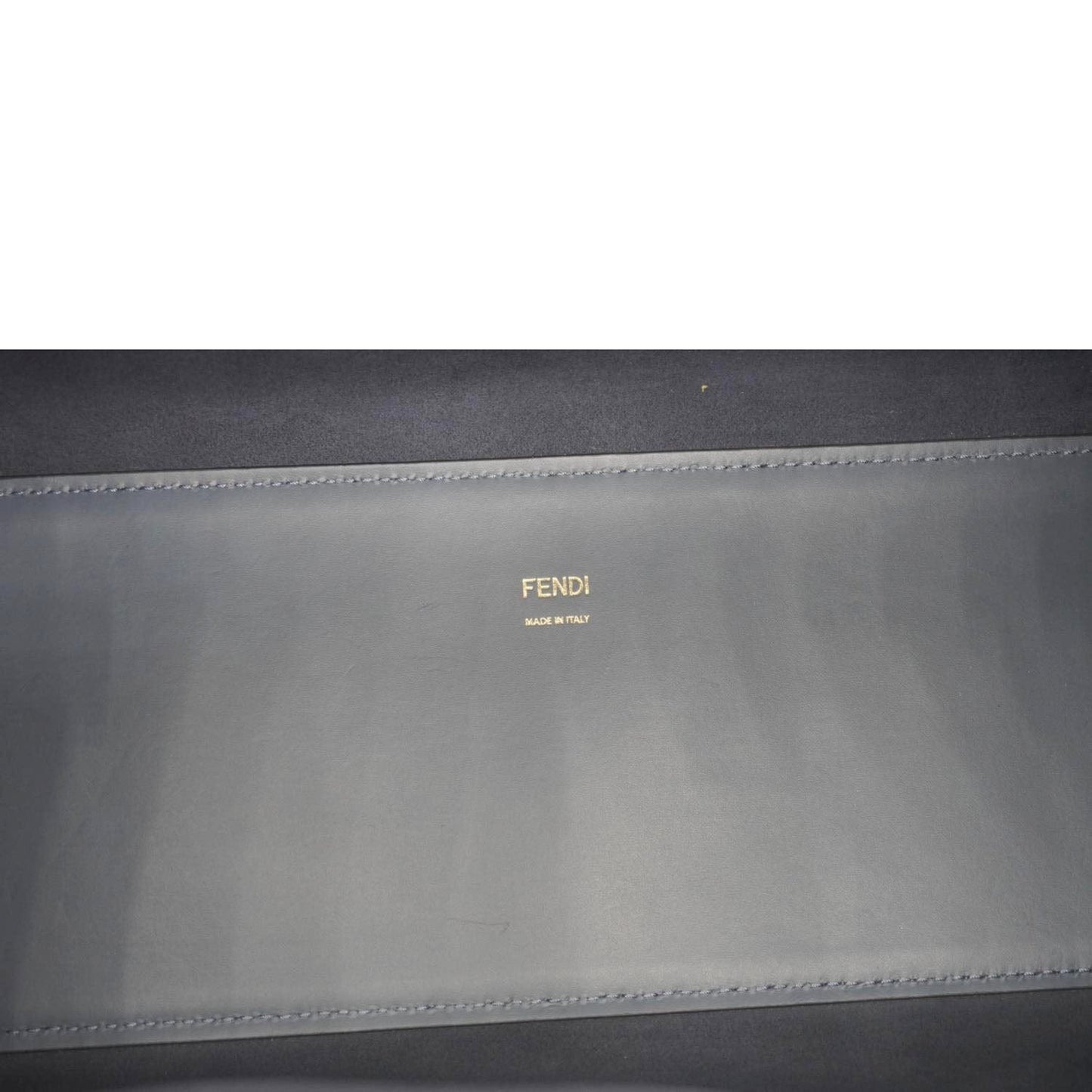 FENDI Sunshine Leather Crossbody Tote Bag Blue