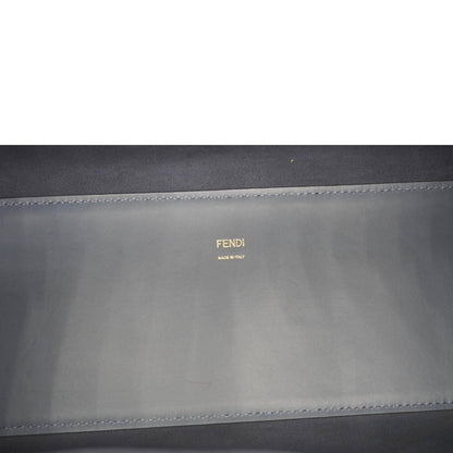 FENDI Sunshine Leather Crossbody Tote Bag Blue