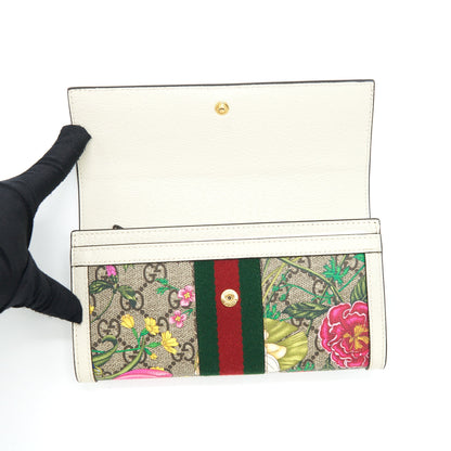 Gucci Flower Long Wallet Multicolour