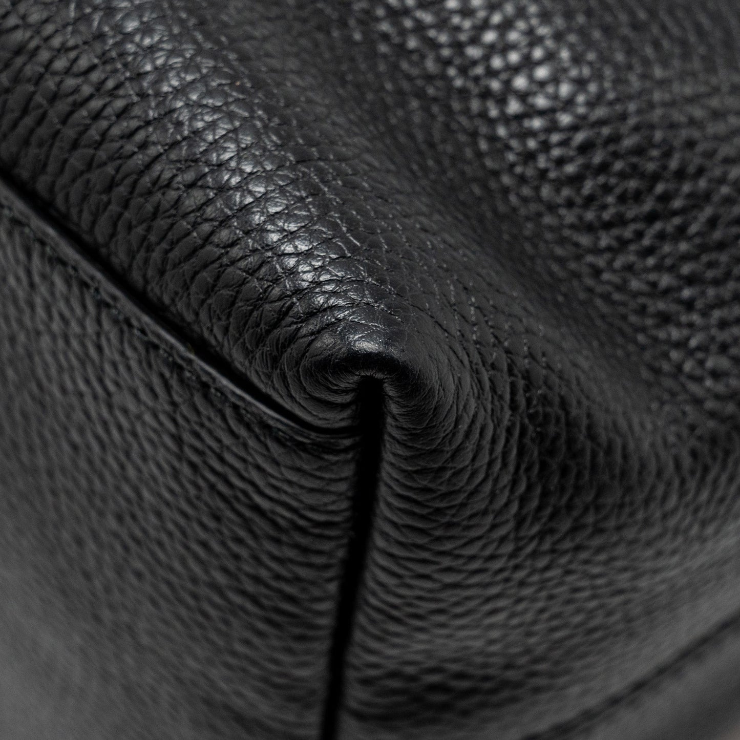 Gucci Interlocking G Soho Tote Bag Calfskin Black