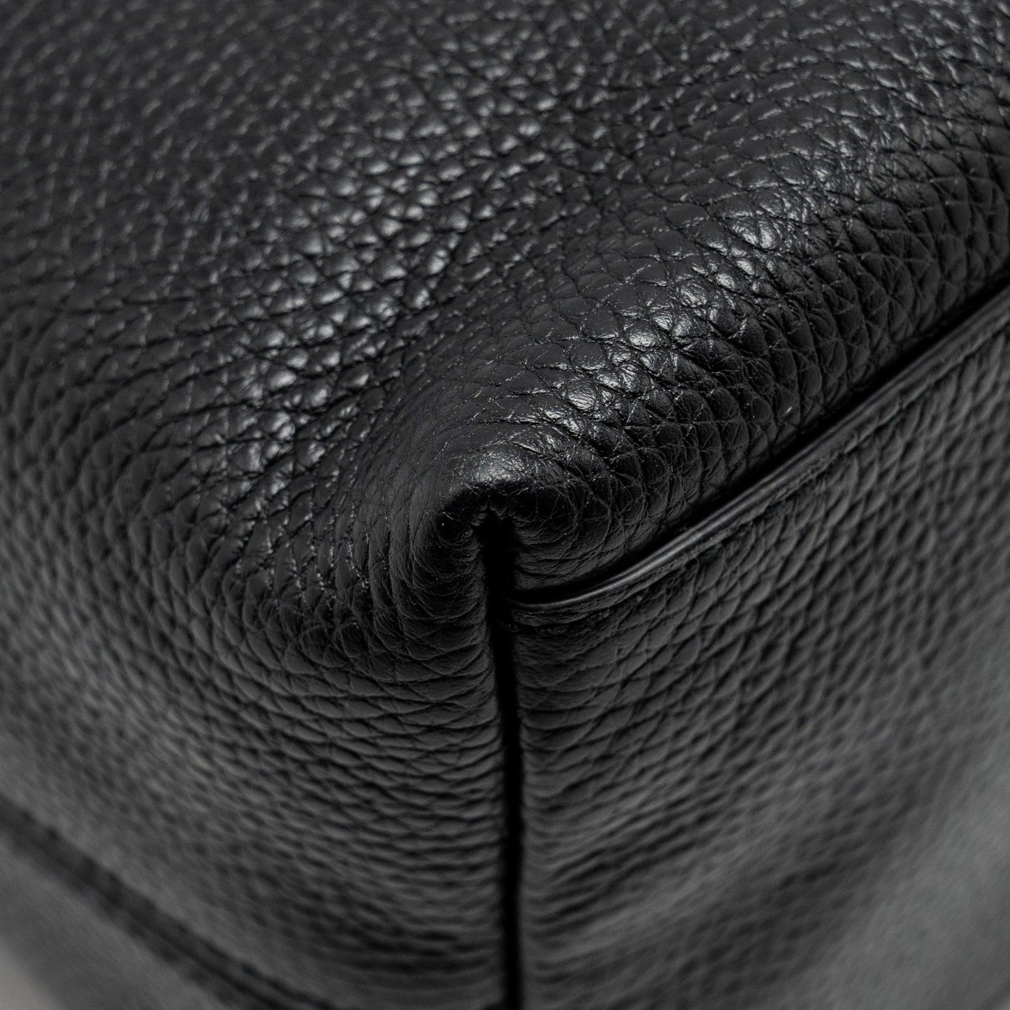 Gucci Interlocking G Soho Tote Bag Calfskin Black