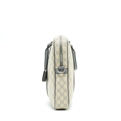 GUCCI Men's Monogram Canvas Briefcase Beige