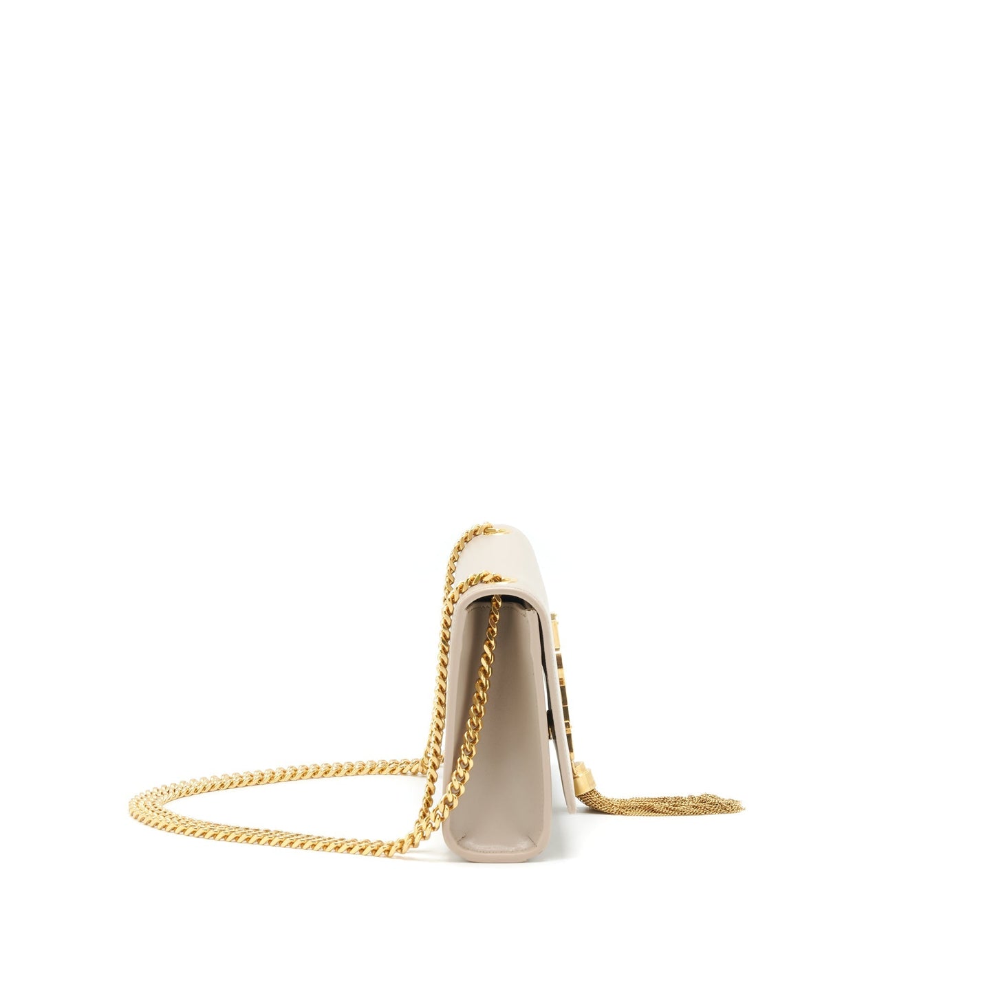 Saint Laurent kate Bag with Tassel beige GHW