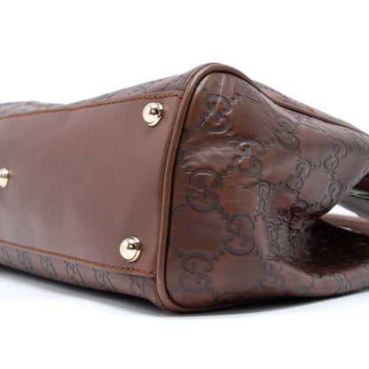 Gucci Vintage Jackie Bag GG Supreme Calfskin Brown