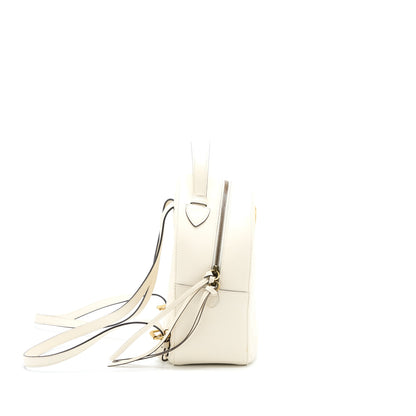 Gucci GG Marmont Backpack Calfskin White