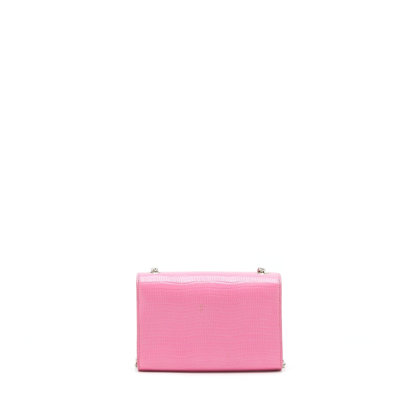 Saint Laurent / YSL Mini Kate Tassel Embossed Calfskin Pink SHW