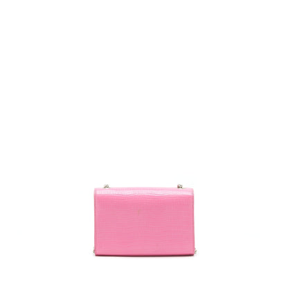 Saint Laurent / YSL Mini Kate Tassel Embossed Calfskin Pink SHW