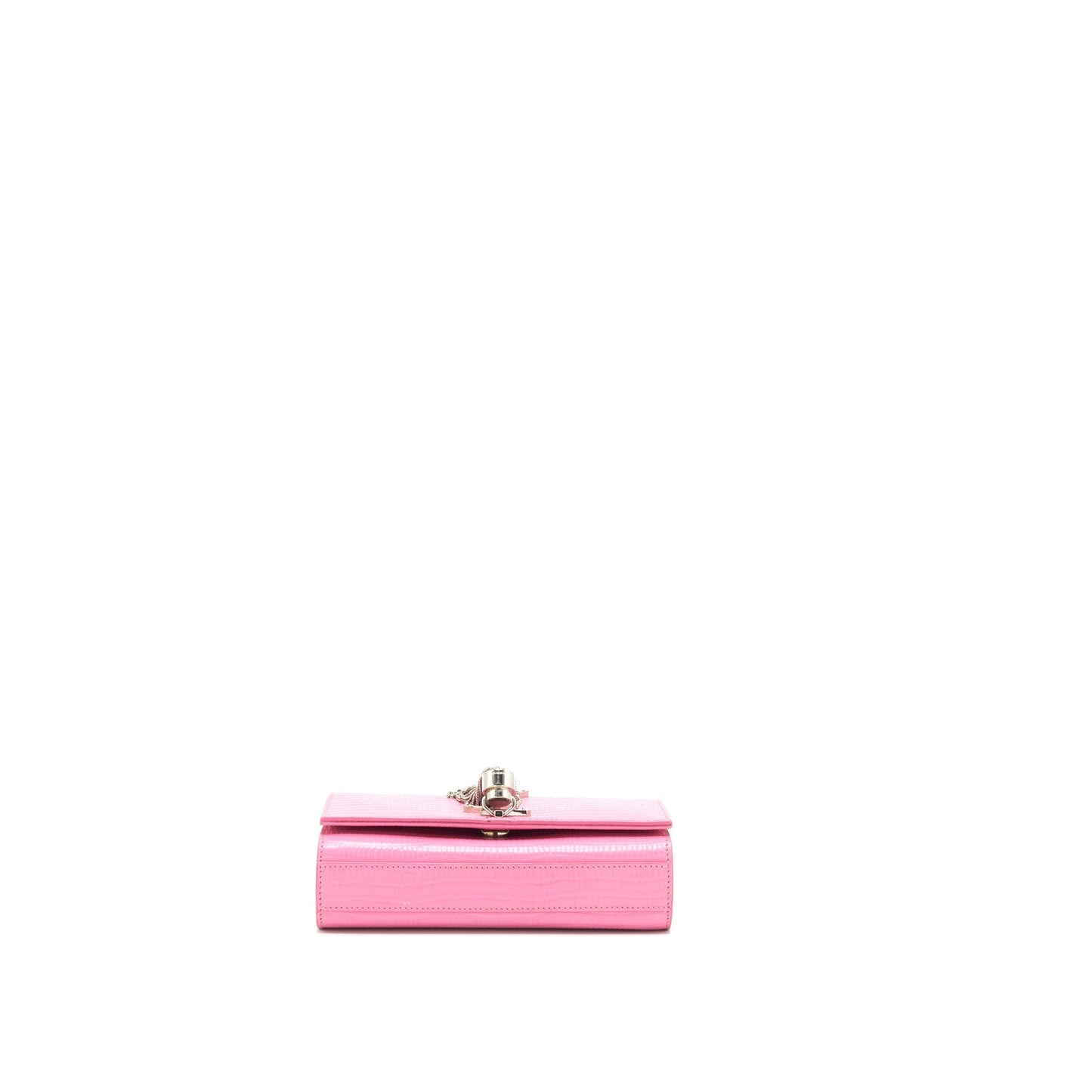 Saint Laurent / YSL Mini Kate Tassel Embossed Calfskin Pink SHW