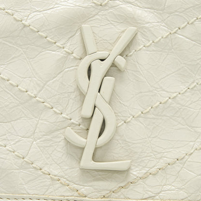 Saint Laurent/ YSL Niki Baby Chain Bag In Crinkled Vintage Leather