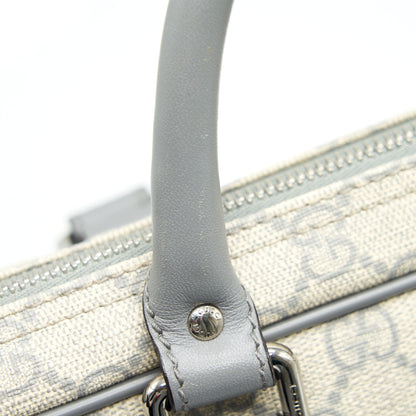 GUCCI Men's Monogram Canvas Briefcase Beige