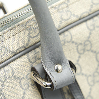 GUCCI Men's Monogram Canvas Briefcase Beige