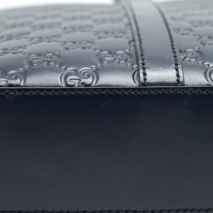 GUCCI Men's Leather Briefcase Navy