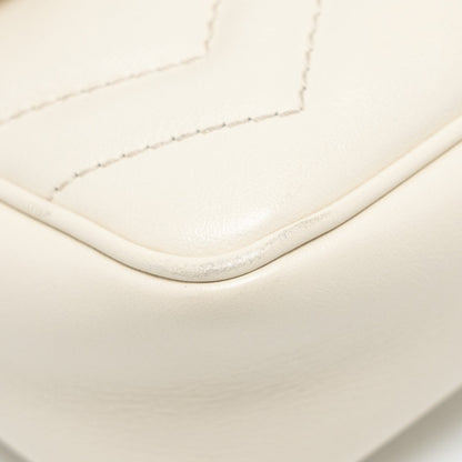 Gucci GG Marmont Super Mini Calfskin White