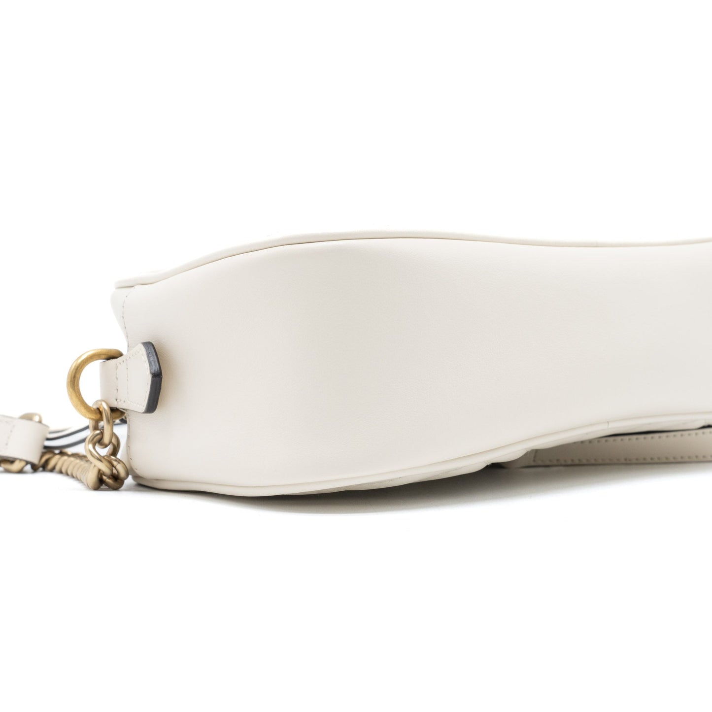 Gucci GG Marmont Camera Shoulder Bag Calfskin White