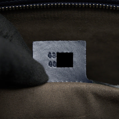 GUCCI Men's Leather Briefcase Navy