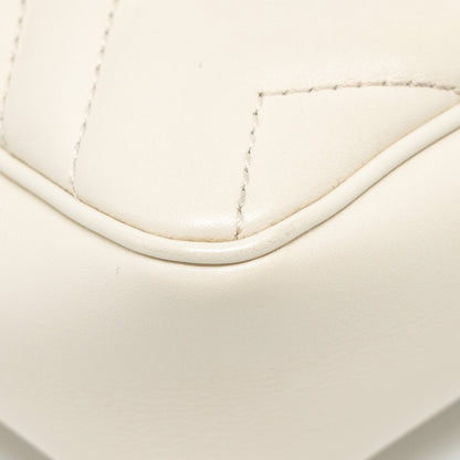 Gucci GG Marmont Super Mini Calfskin White