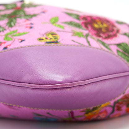 Gucci Flora Jackie Bag Canvas And Leather Multicolour