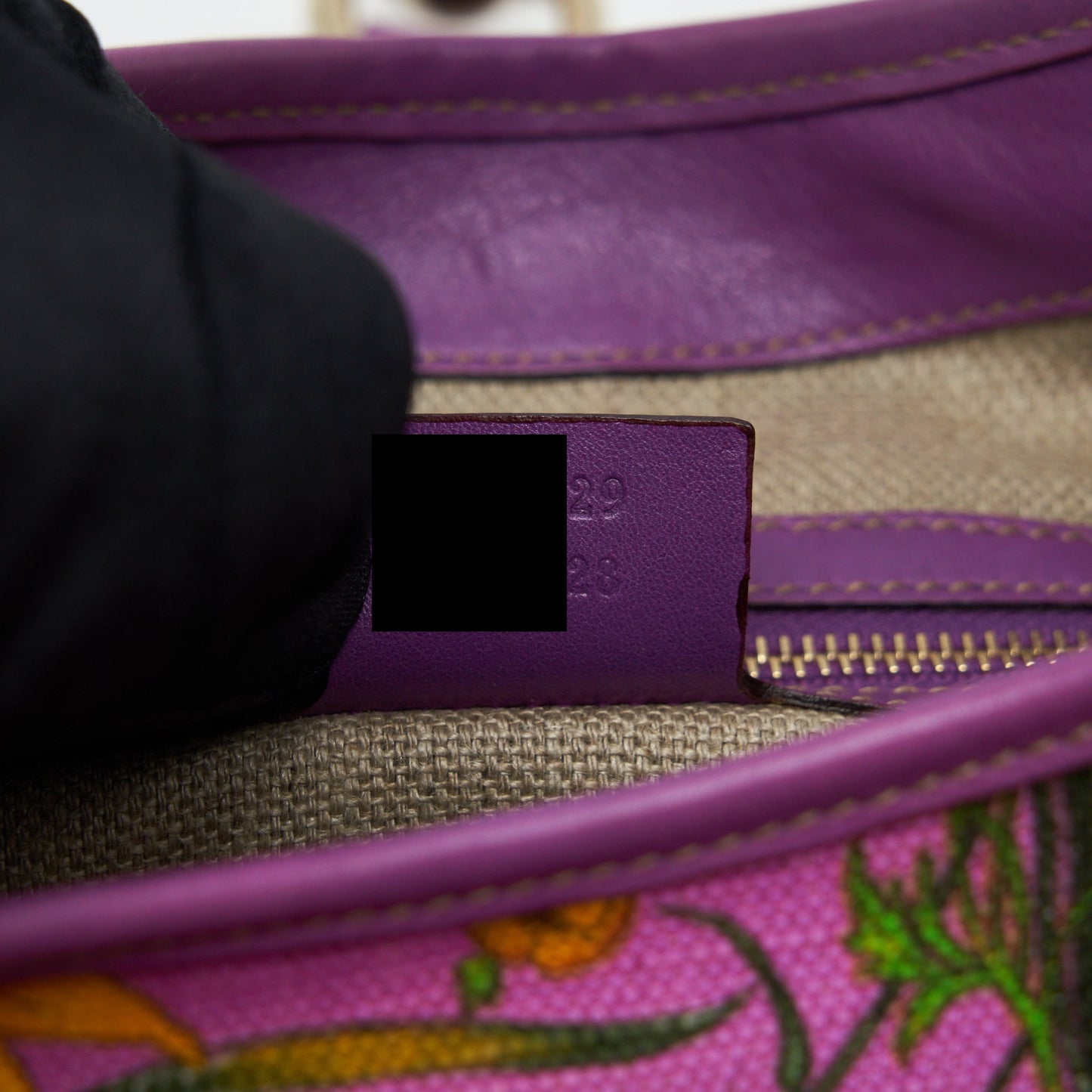 Gucci Flora Jackie Bag Canvas And Leather Multicolour