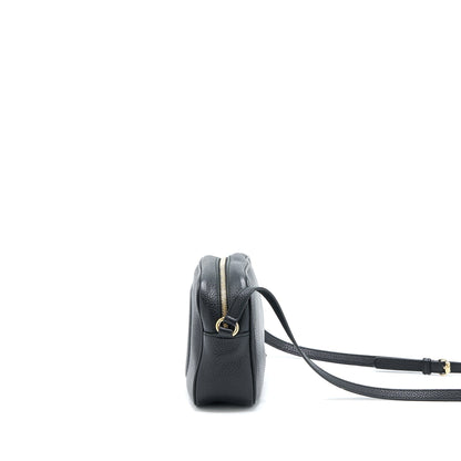 Gucci Soho Disco Camera Bag Calfskin Black L
