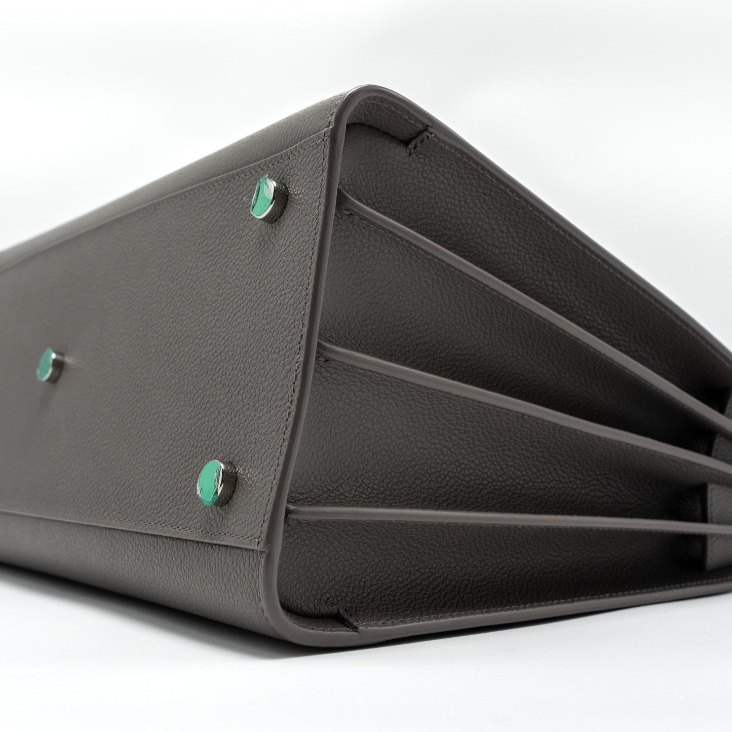 Saint Laurent/YSL Sac De Jour Small Grained Calfskin Grey SHW