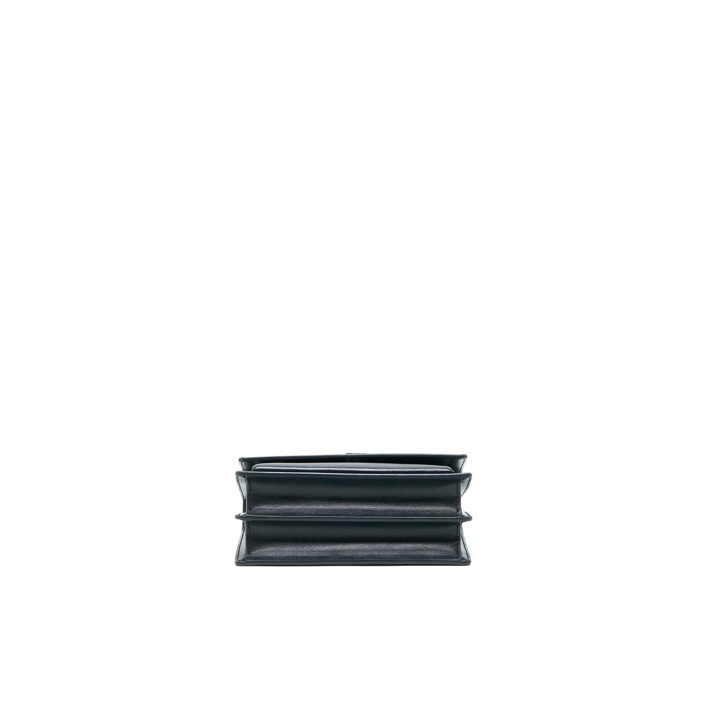 Saint Laurent Sunset Chain Bag Calfskin Dark Green SHW
