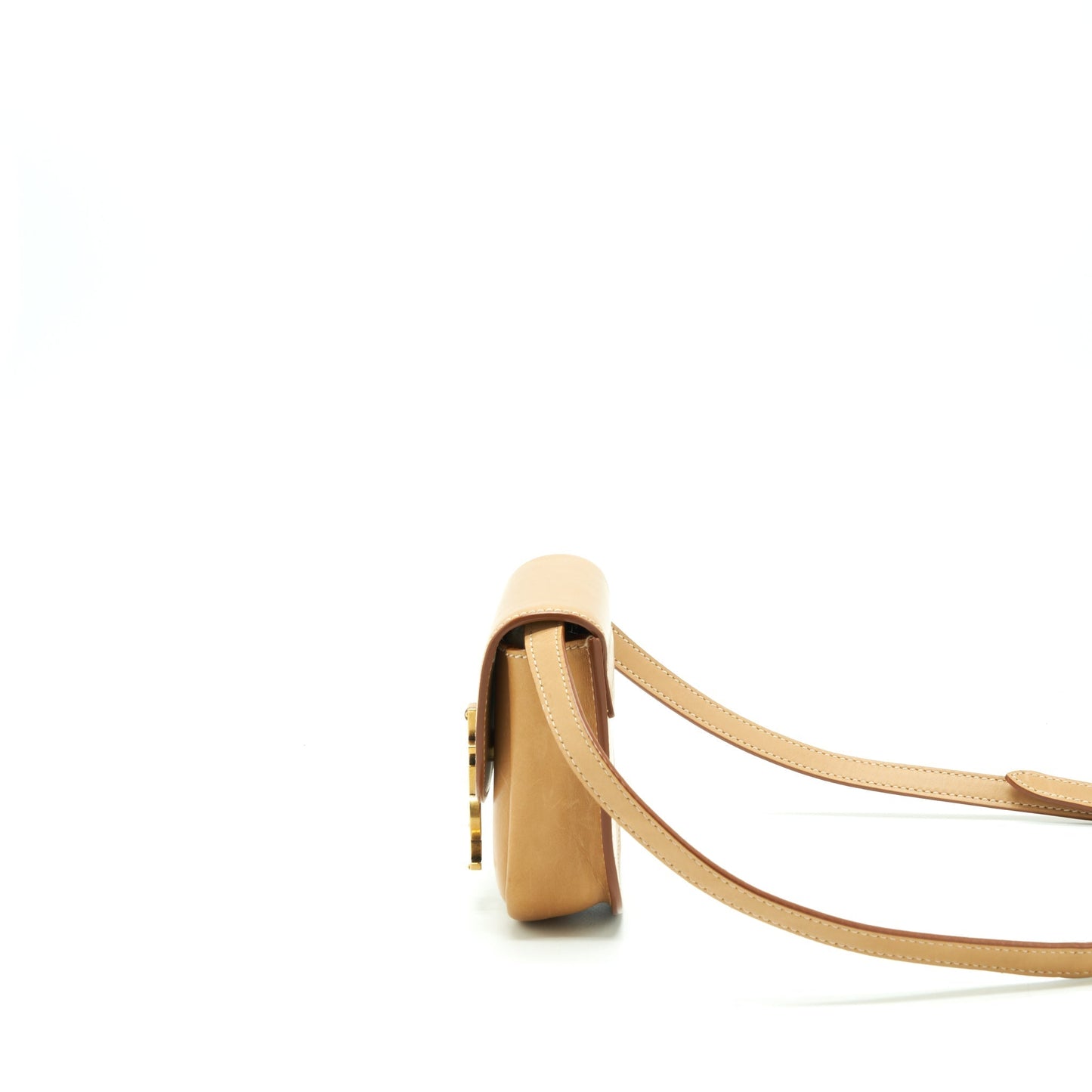 Saint Laurent/YSL Vintage Kaia Bag Calfskin Tan GHW