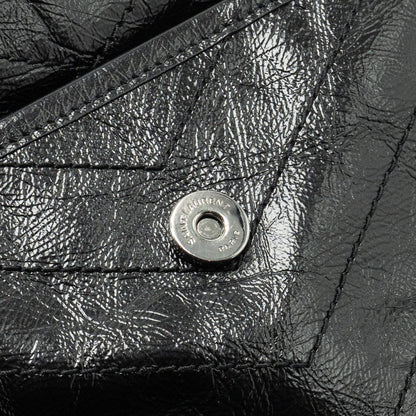 Saint Laurent/ YSL Medium Niki Calfskin Black SHW