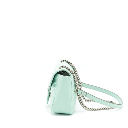 Gucci Small GG marmont bag light green SHW