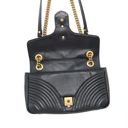 Gucci Small GG Marmont Bag Black