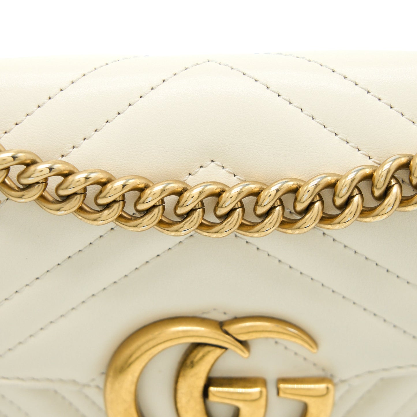 Gucci Mini Marmont Calfskin White