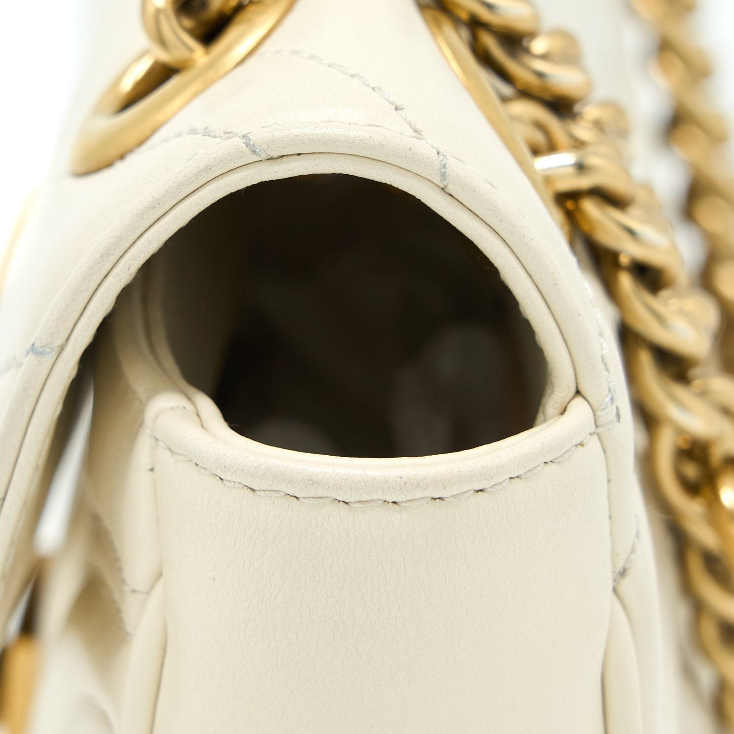 Gucci Mini Marmont Calfskin White