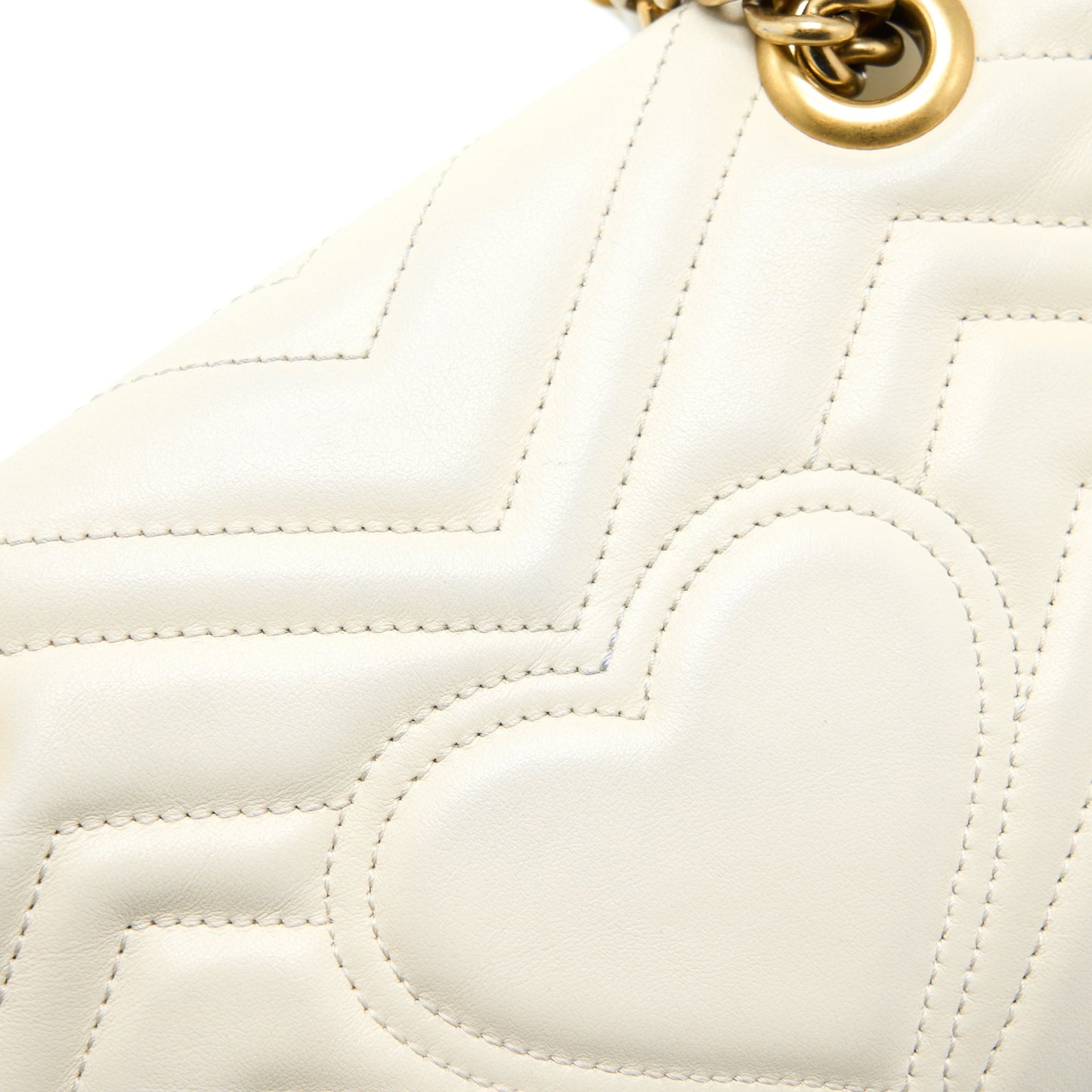 Gucci Mini Marmont Calfskin White