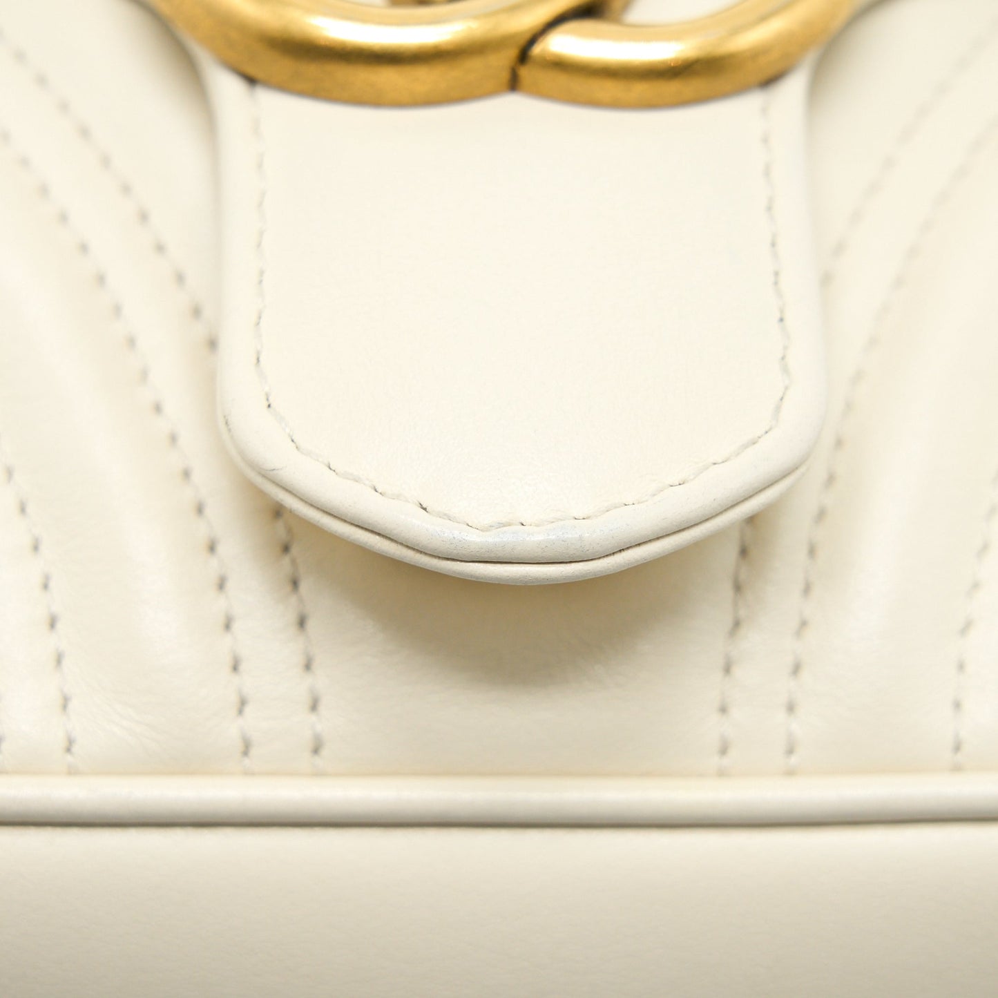Gucci Mini Marmont Calfskin White