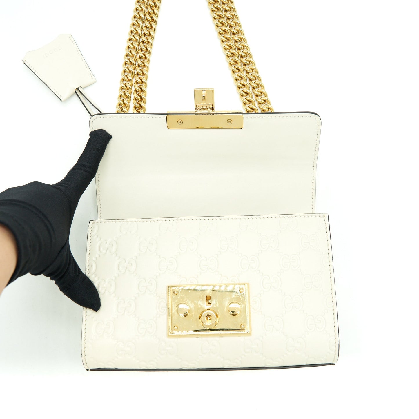 Gucci Small Padlock White
