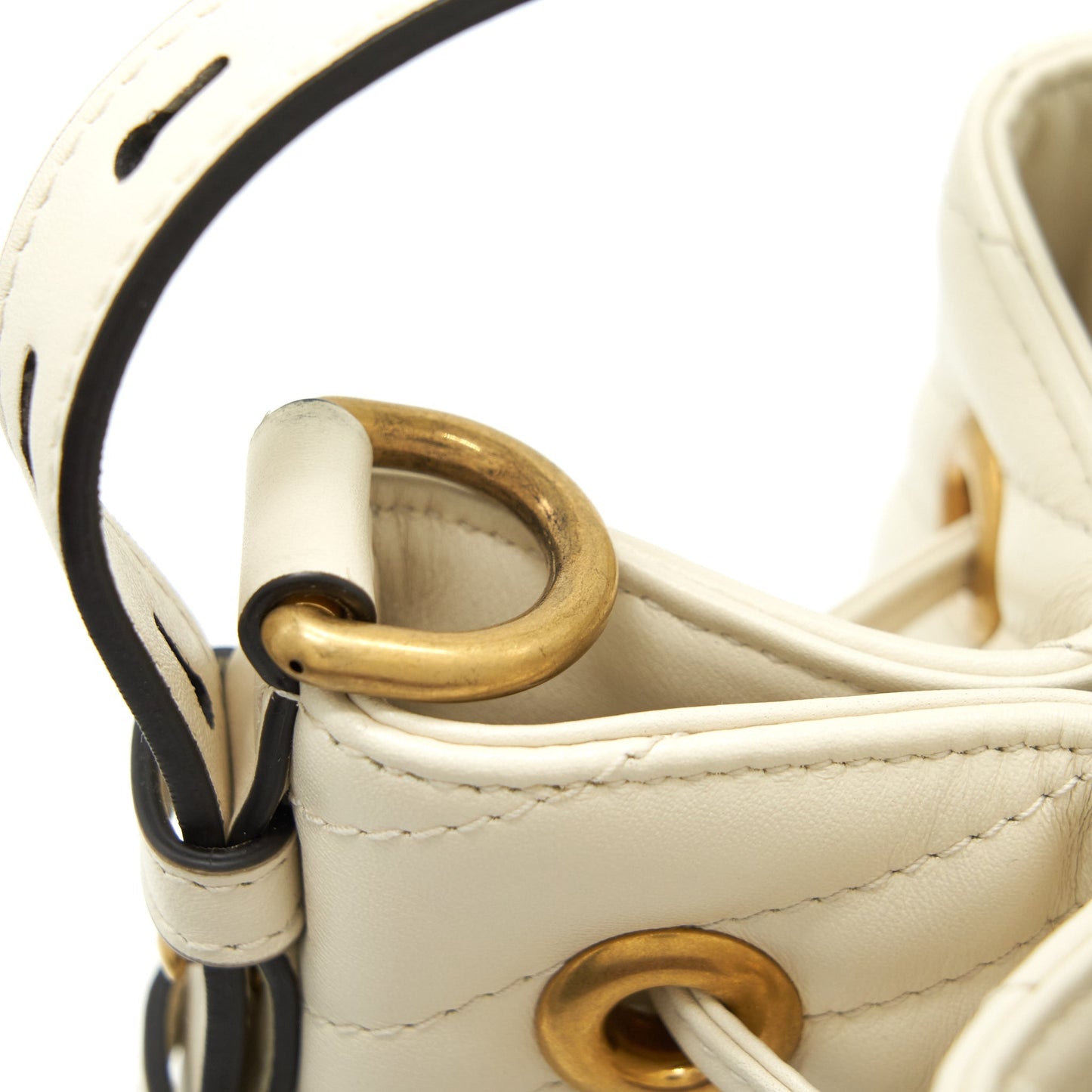 Gucci Bucket Bag White