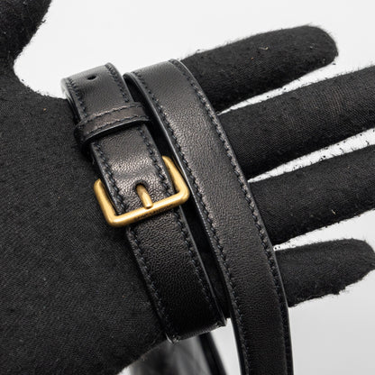 Saint laurent gaby satchel bag lambskin black GHW