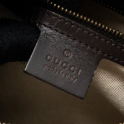 Gucci Boston Bag GG Supreme Canvas brown L