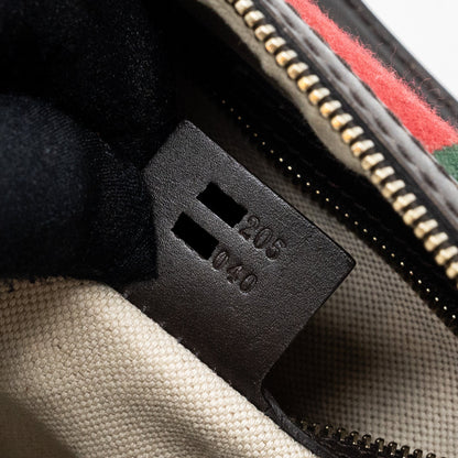 Gucci Boston Bag GG Supreme Canvas brown L