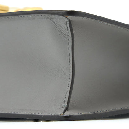 Gucci Small Sylvie Shoulder Bag Calfskin Grey